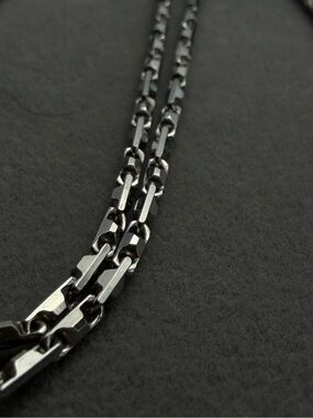 20” 2mm Solid 925 Silver Hesha Link Necklace